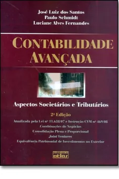 Livro Contabilidade Avançada. Aspectos Societarios E Tributários - Resumo, Resenha, PDF, etc.