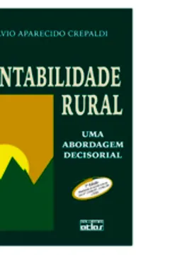 Livro Contabilidade Rural. Uma Abordagem Decisorial - Resumo, Resenha, PDF, etc.