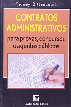 Livro Contratos Administrativos Para Provas, Concursos e Agentes - Resumo, Resenha, PDF, etc.