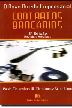 Livro Contratos Bancários - Resumo, Resenha, PDF, etc.