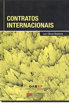 Capa do livro Contratos Internacionais