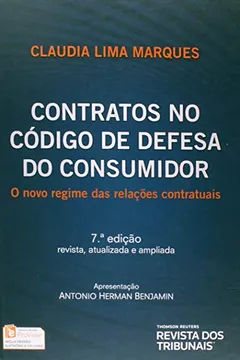 Livro Contratos no Código de Defesa do Consumidor - Resumo, Resenha, PDF, etc.