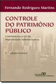 Livro Controle do Patrimônio Público - Resumo, Resenha, PDF, etc.