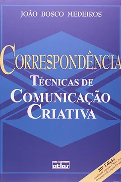 Livro Correspondência. Técnicas de Comunicação Criativa - Resumo, Resenha, PDF, etc.