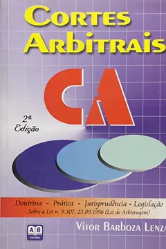 Livro Cortes Arbitrais - Resumo, Resenha, PDF, etc.