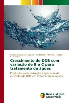 Livro Crescimento de Ddb Com Variacao de B E C Para Tratamento de Aguas - Resumo, Resenha, PDF, etc.