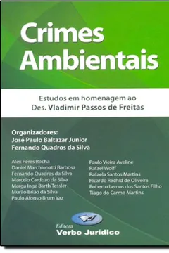 Livro Crimes Ambientais - Resumo, Resenha, PDF, etc.