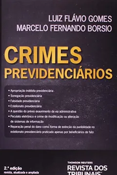 Livro Crimes Previdenciários - Resumo, Resenha, PDF, etc.