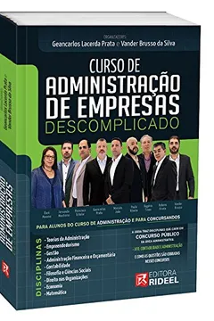 Livro Curso de Administração de Empresas Descomplicado - Resumo, Resenha, PDF, etc.