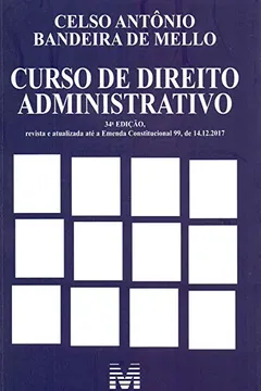 Livro Curso de Direito Administrativo - 34Ed/19 - Resumo, Resenha, PDF, etc.