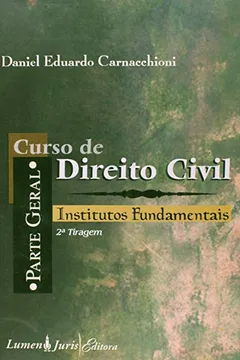 Livro Curso de Direito Civil. Institutos Fundamentais - Resumo, Resenha, PDF, etc.