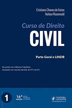 Livro Curso de Direito Civil: Parte Geral e LINDB (Volume 1) - Resumo, Resenha, PDF, etc.