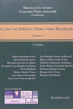 Capa do livro Curso de Direito Tributário Brasileiro - Volume 1