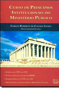 Livro Curso De Principios Institucionais Do Ministerio Publico - Resumo, Resenha, PDF, etc.