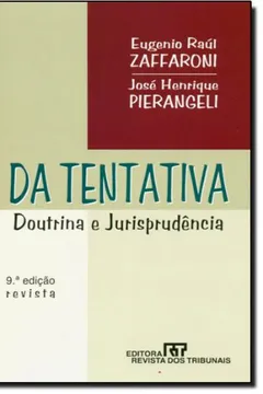 Capa do livro Da Tentativa Doutrina E Jurisprudência