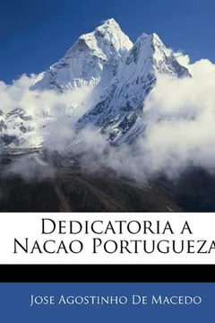 Capa do livro Dedicatoria a Nacao Portugueza