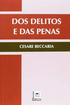 Livro Delitos E Das Penas, Dos - Resumo, Resenha, PDF, etc.