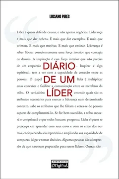 Capa do livro Diário de Um Líder