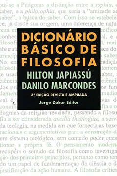 Livro Dicionário Básico De Filosofia - Resumo, Resenha, PDF, etc.