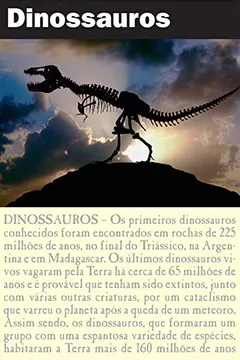 Livro Dinossauros - Série L&PM Pocket Encyclopaedia - Resumo, Resenha, PDF, etc.