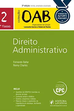 Livro Direito Administrativo. 1ª Fase - Volume 2. Coleção OAB - Resumo, Resenha, PDF, etc.