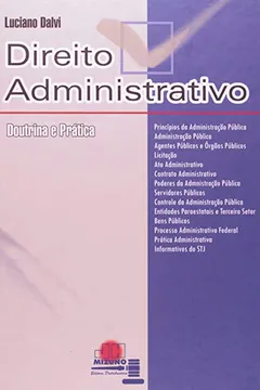 Livro Direito Administrativo: Teoria e Prática - Resumo, Resenha, PDF, etc.