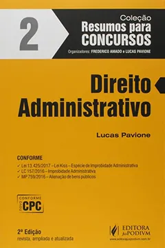 Livro Direito Administrativo - Volume 2. Coleção Resumos Para Concursos - Resumo, Resenha, PDF, etc.