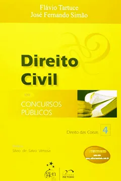 Capa do livro Direito Civil. Direito Das Coisas - Coleção Concursos Públicos - Volume 4