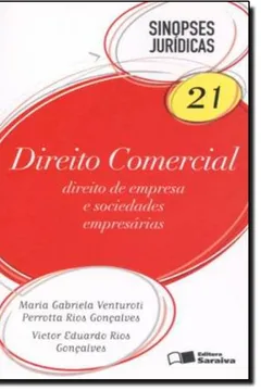 Livro Direito Comercial. Coleção Sinopses Jurídicas - Volume 21 - Resumo, Resenha, PDF, etc.
