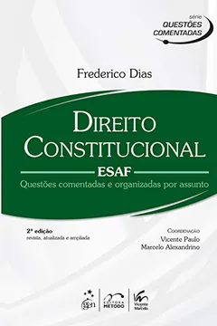 Capa do livro Direito Constitucional. ESAF