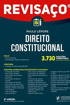 Livro Direito Constitucional - Resumo, Resenha, PDF, etc.