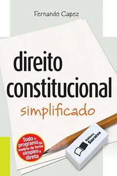 Livro Direito Constitucional Simplificado - Resumo, Resenha, PDF, etc.