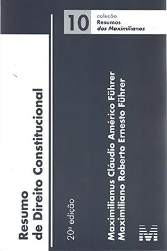 Livro Direito Constitucional - Volume 10. Coleção Resumo - Resumo, Resenha, PDF, etc.
