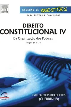 Livro Direito Constitucional - Volume 5. Serie Caderno De Questoes - Resumo, Resenha, PDF, etc.