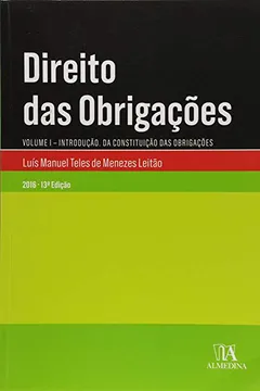 Livro Direito das Obrigações - Volume I - Resumo, Resenha, PDF, etc.