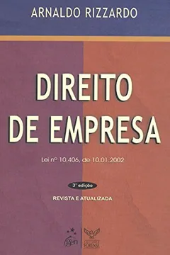 Livro Direito De Empresa - 31/4Ed. - Lei N1/4 .406 De /01/2002 - Resumo, Resenha, PDF, etc.