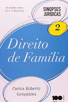 Livro Direito de Família - Volume 2. Coleção Sinopses Jurídicas - Resumo, Resenha, PDF, etc.