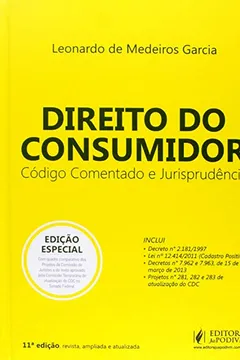 Livro Direito do Consumidor. Código Comentado e Jurisprudência - Resumo, Resenha, PDF, etc.