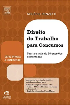 Livro Direito do Trabalho Para Concursos - Série Provas e Concursos - Resumo, Resenha, PDF, etc.