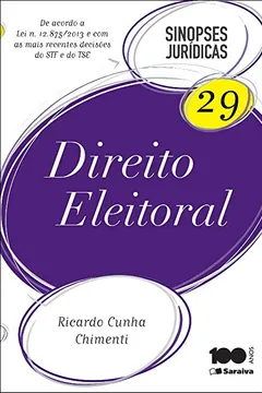 Livro Direito Eleitoral - Volume 29. Coleção Sinopses Jurídicas - Resumo, Resenha, PDF, etc.