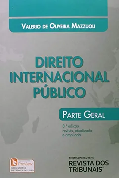 Capa do livro Direito Internacional Público - Parte Geral - 8ª Ed. 2014