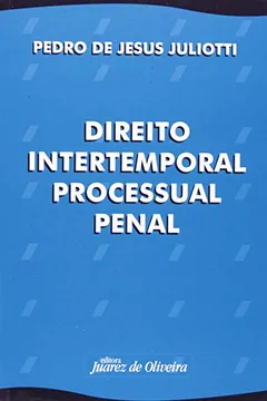Livro Direito Intertemporal Processual Penal - Resumo, Resenha, PDF, etc.