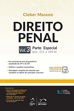 Livro Direito Penal: Parte Especial (arts. 213 a 359-H) - Volume 3 - Resumo, Resenha, PDF, etc.