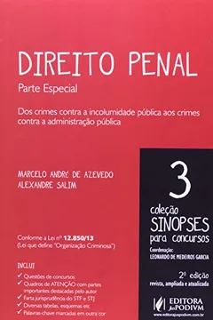 Livro Direito Penal. Parte Especial - Coleção Sinopses Para Concursos. Volume 3 - Resumo, Resenha, PDF, etc.