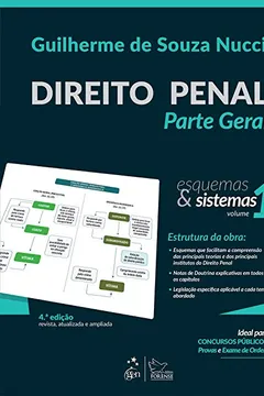 Livro Direito Penal. Parte Geral - Coleção Esquemas & Sistemas. Volume 1 - Resumo, Resenha, PDF, etc.