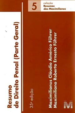Livro Direito Penal - Volume 5. Coleção Resumo - Resumo, Resenha, PDF, etc.