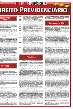 Livro Direito Previdenciário - Resumo, Resenha, PDF, etc.