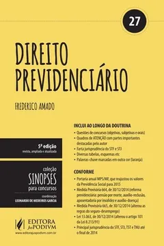 Capa do livro Direito Previdenciário - Volume 27