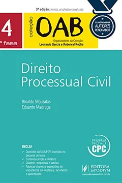 Livro Direito Processual Civil. 1ª Fase - Volume 4. Coleção OAB - Resumo, Resenha, PDF, etc.