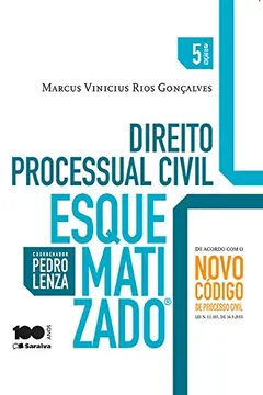 Livro Direito Processual Civil - Coleção Esquematizado - Resumo, Resenha, PDF, etc.